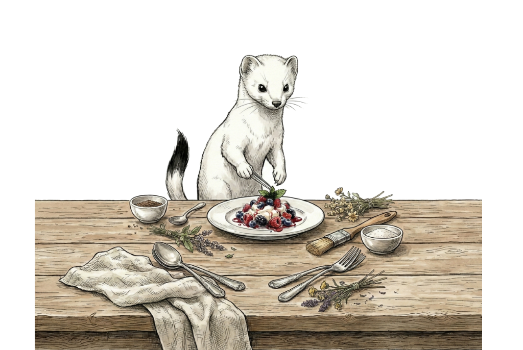 Food Styling Illustration